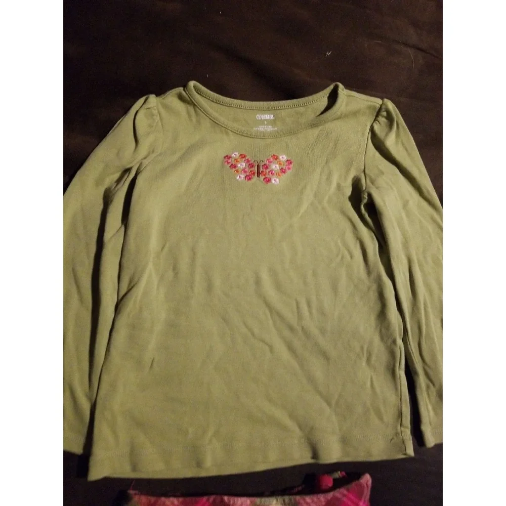 Gymboree‎ butterfly girl top 5 skort 4